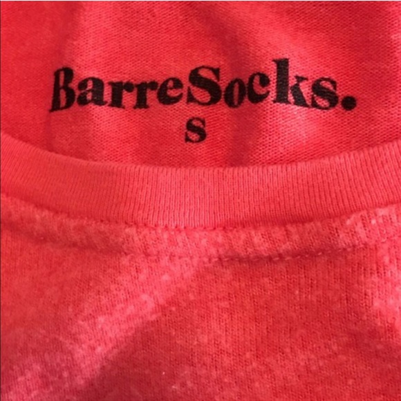 Cozy Pink Sweatshirt Sweater Pullover BarreSocks S - Picture 3 of 5